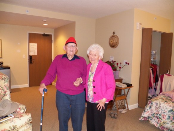 Jim (95) and mom (88) last summer in Denver.