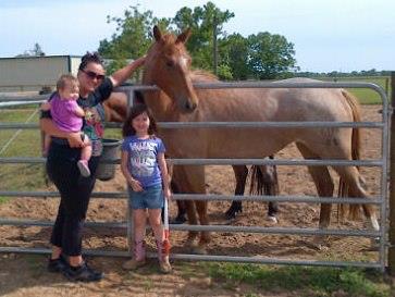 Ally, Kendyll and Jordyn with Pixie.