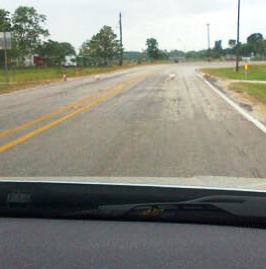 Why did the chicken cross the road-to get in front of my car!