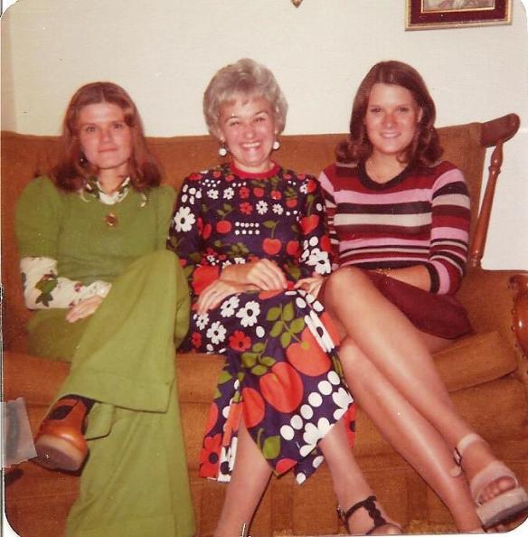 Betty, my momma and I, Thanksgiving, 1975  Tecumseh, Oklahoma