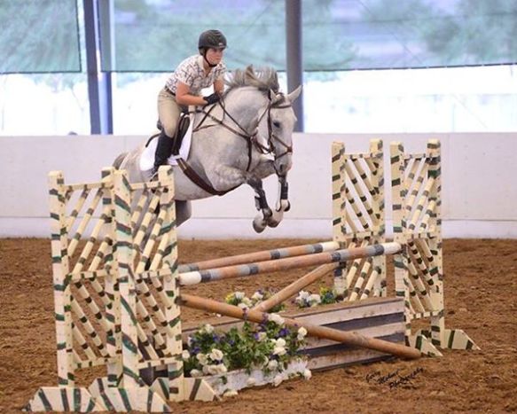 Feather and Lauren at their last show.