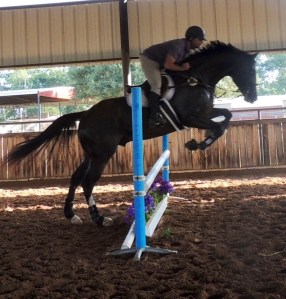 Getting a pretty good jump in.