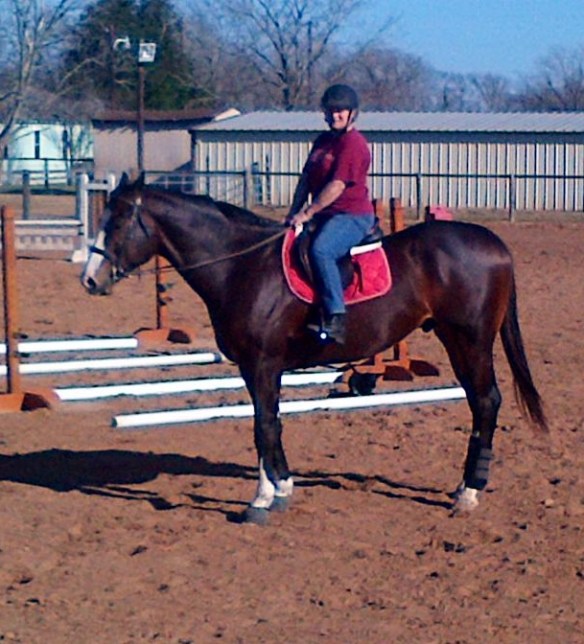 My first ride ever on the giant OTTB Bruno.
