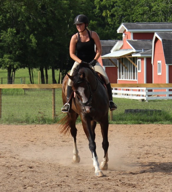 Amelia making it look beautiful and easy.