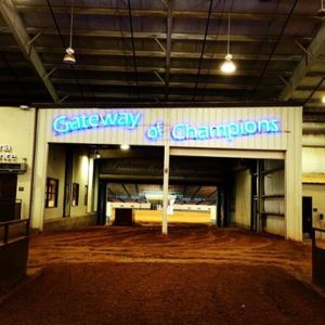 The Gateway of Champions at the Oklahoma State Fairgrounds.