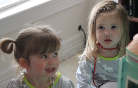 Lexi and Kendyll got matching dresses but different attitudes toward our dinner out.