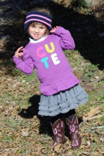 Lexi and her warm outifit.