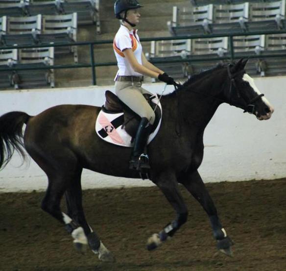 Isabel and Prosecco Classico on course.