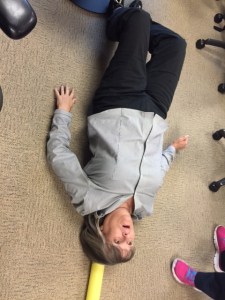 What am I doing now? The Ergonomic specialist stopped by my desk with a few tips.