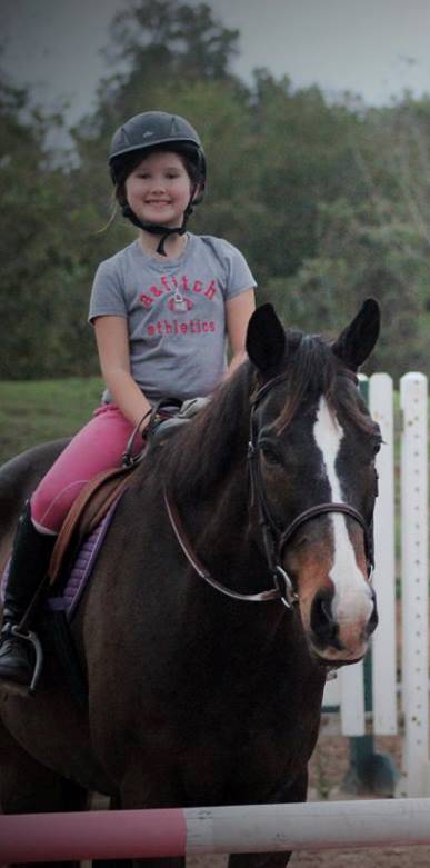 Jo getting her last practice in on Sunday.